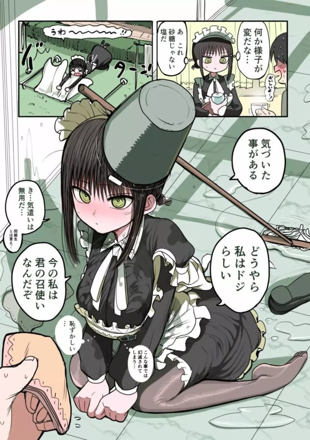 【画像】メイドになった女の子「私はドジみたいだ……」