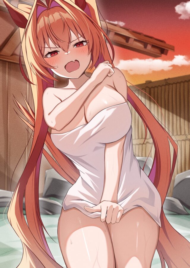 【画像】ダスカ「ちょっと・・・💢あたし1人だからって女湯入ってきてんじゃないわよ💢」のトップ画像