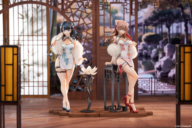 「グリッドマンユニバース」宝多六花＆南夢芽がチャイナドレス姿でフィギュア化。スリットから覗く“ムチムチ感”を見よのトップ画像